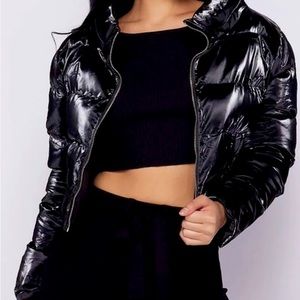 Black Luxe Puffer Jacket